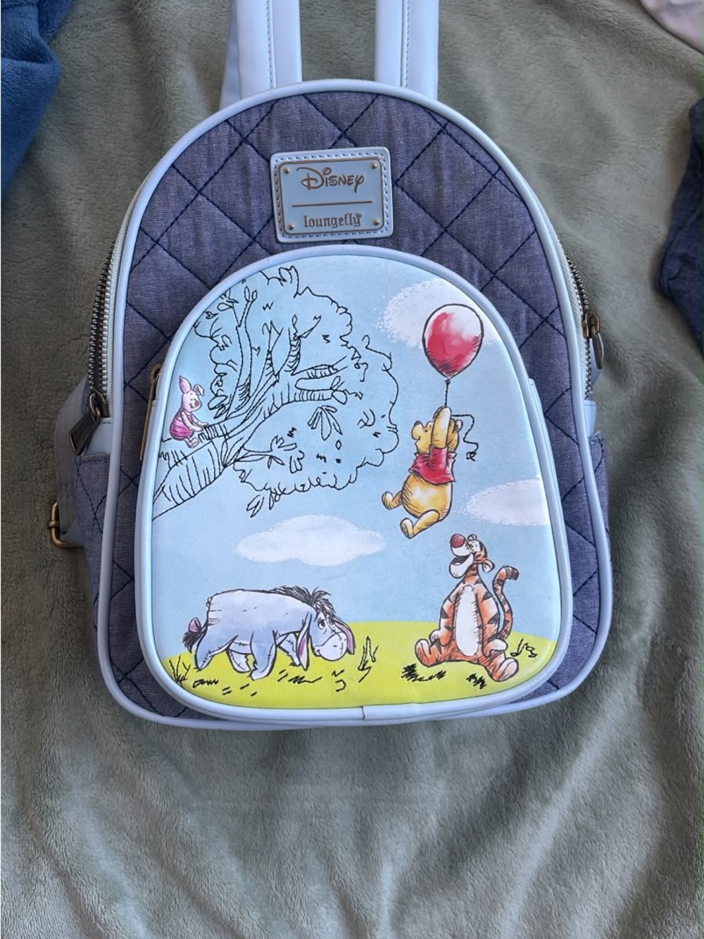 Disney Loungefly Winnie the Pooh backpack and wallet